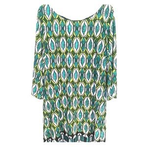 Boho mod print dress by Laundry.Size Large.